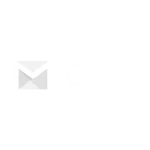 [CITYPNG.COM]White Gmail Text Logo With Envelope Icon - 2000x2000
